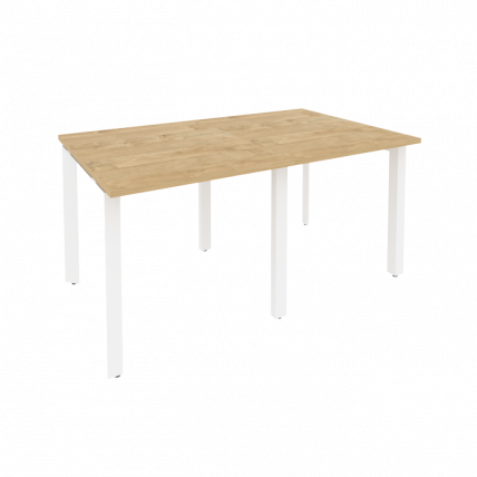 Стол переговорный (2 столешницы) ONIX O.MP-PRG-2.0 Тиквуд Светлый/Белый_0