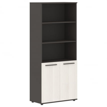 Шкаф с одним комплектом глухих малых дверей ЕДИС ЕХCС 85.5 Ясень Траун Мокко Мокко / EDIS EHCS_0