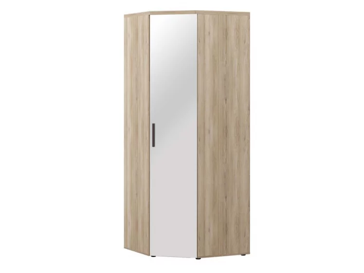 Шкаф угловой лев/прав с зеркалом Кашемир 900.09 Дуб Кронберг_0