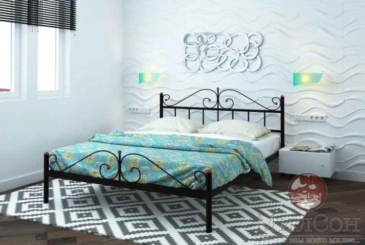 Кровать Диана Plus 1800х1900 Черная_1