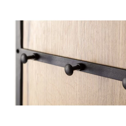 Панель для прихожей с вешалкой Loft (В) Дуб Натур_3