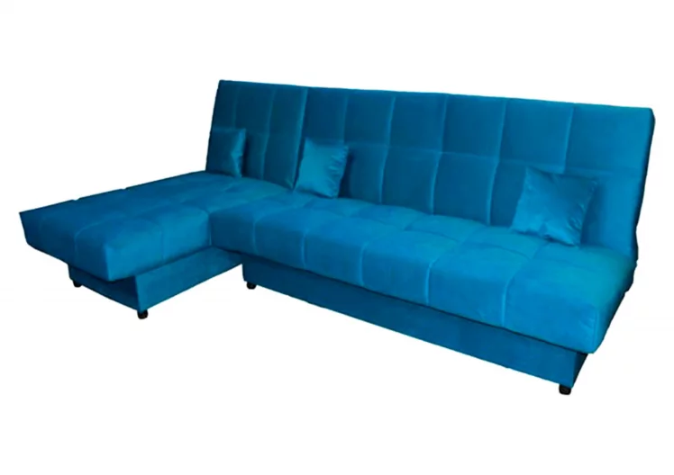 Диван Эльбрус с оттоманкой на пружинном блоке_1