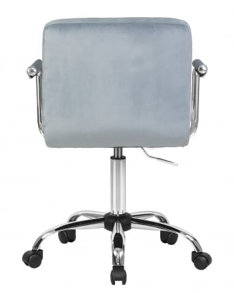 Офисное кресло для персонала DOBRIN TERRY Пудрово-голубой велюр MJ9-74_4