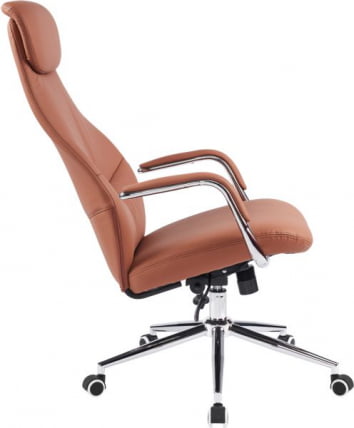 Кресло руководителя Everprof Bell Экокожа Коричневый_5