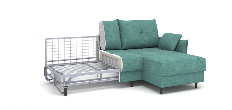 Диван Каролина  угловой универсальный ткань Lamb slate (1600*2260*930) Синий, 2106399/51841/7_3