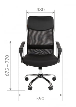 Кресло руководителя Chairman 610 15-21 Черный_3