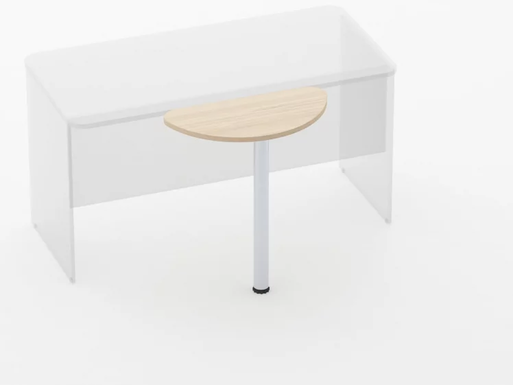 Приставка-полукруг Glassy 2.14 Орех_2