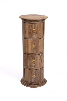 Тумба Бомбей - 0768 палисандр, 71хD28,5см, Natural tinted (натуральный тонированный)_1