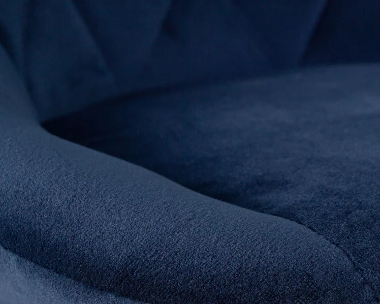 Стул барный DOBRIN LOGAN BLACK Синий велюр MJ9-117_6