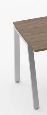 Л-образный металлический каркас с траверсами Deka 73.07.10 К Металлик матовый муар_0