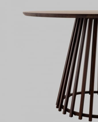 Стол обеденный Daphne 120*75 см орех_2