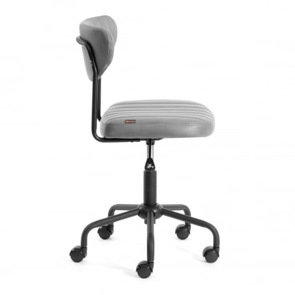 Кресло SLIM иск. замша, Grey (Cерый)_1