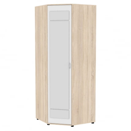 Шкаф распашный Алиса (H6_M) 2230х854х854 ручка скоба 96мм (ДСС-Белый)_0