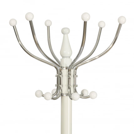 Вешалка Bara (mod. GH-8606) металл/хром/мрамор, 37 x 37 x 175 см, White (Белый) / White (Белый)_3