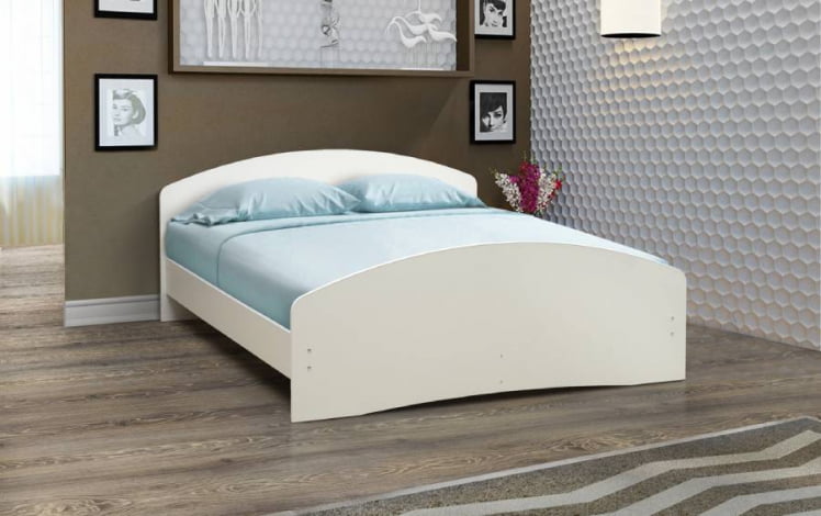 Кровать на уголках №2 1800*2000 Вишня Оксфорд_0