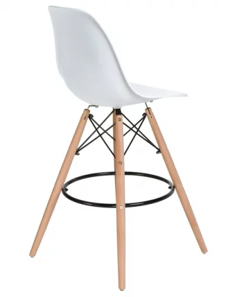 Стул барный ДОБРИН ДСВ БАР Белый В-02 / DOBRIN DSW BAR W-02_2