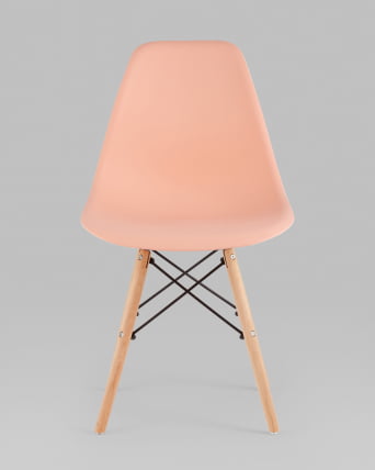 Стул Eames Style DSW персиковый 4 шт. комплект (разборный каркас)_1