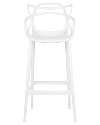 Стул барный DOBRIN MASTERS BAR Белый W-02_5