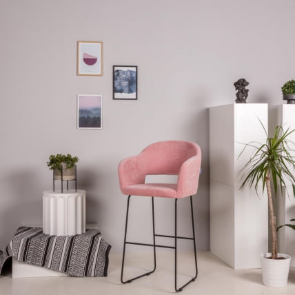 Стул полубарный Oscar ПБ Розов/Линк_7