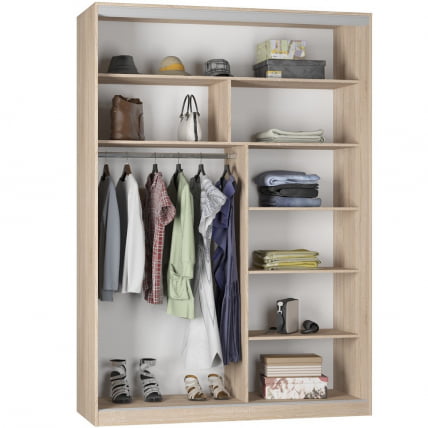 Шкаф-купе B-220х160х60-1(ЯАС-D7D7)_1