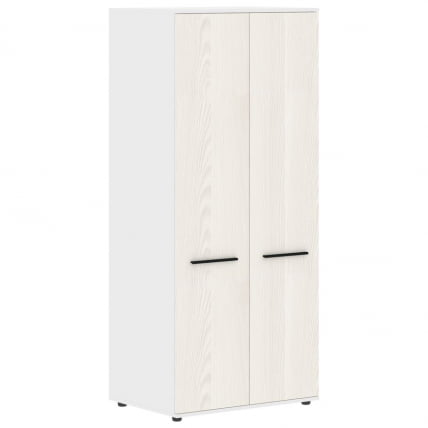 Гардероб ЕДИС ЕCВС 85 Ясень Траун Черный Белый / EDIS ECWS_0