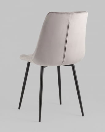 Стул Флекс New велюр светло-серый 2шт_4