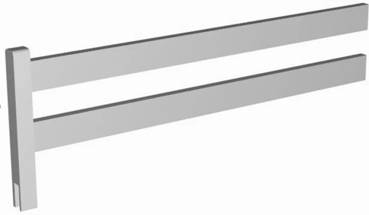 Съемный борт RooRoom VK-3с Серый_0