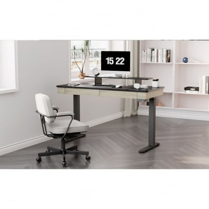 Стол для компьютера c электрической регулировкой по высоте и 2 ящиками EUREKA ERK-ED-I55-OG_4