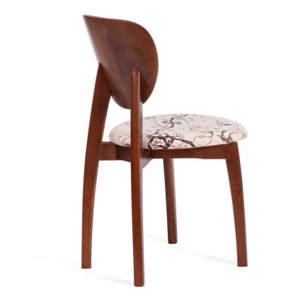 Стул DIAMANTE мягкое сидение бук, 42x42x85см, коричневый, ткань Крекс Беж_2