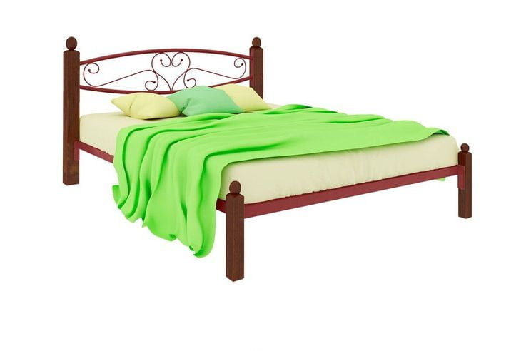 Кровать Каролина Lux 1200х1900 Красная_0