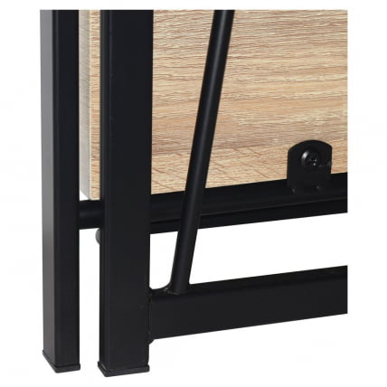 Стеллаж на металлокаркасе BRABIX LOFT SH-001 Дуб натуральный_4