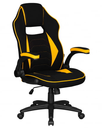 Кресло игровое DOBRIN RICK (черно-желтый)_0