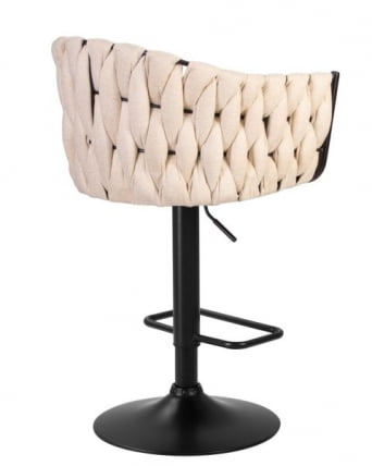 Стул барный ДОБРИН ЛЕОН (бежевая ткань (ЛАР 275-1)) 2 шт / DOBRIN LEON (LAR_4