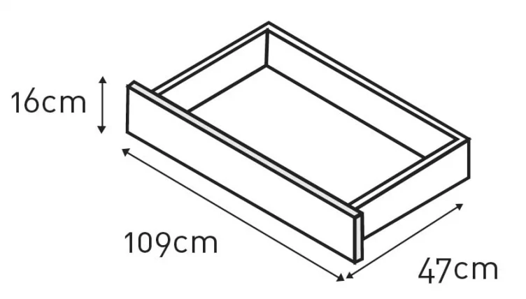 Ящик для кровати Micuna 120*60 CP-949 honey_1