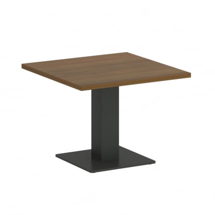 Стол журнальный квадратный HOME OFFICE VR.SP-5-60.2G Орех Гварнери/Антрацит металл_0