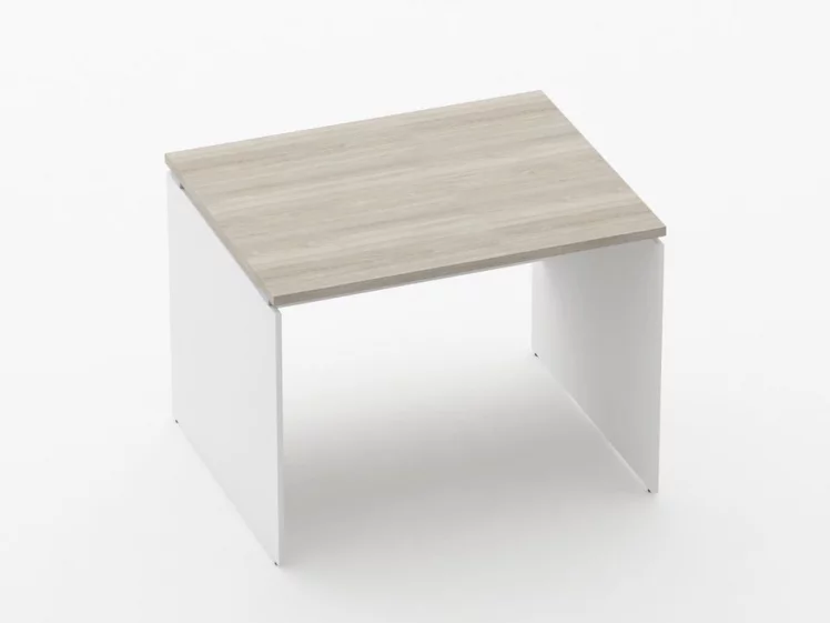 Стол прямой Deka ЛДСП каркас 75.08.10 Дуб Сантана светлый/Белый_0