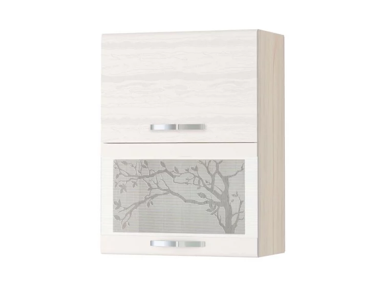 Шкаф-витрина Графит 74.08.1 Сосна Астрид-Ванил_0