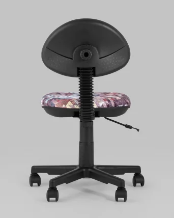 Кресло компьютерное детское УМКА абстракция Красный_4