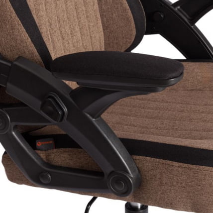 Кресло iWolf ткань, черный/коричневый_18