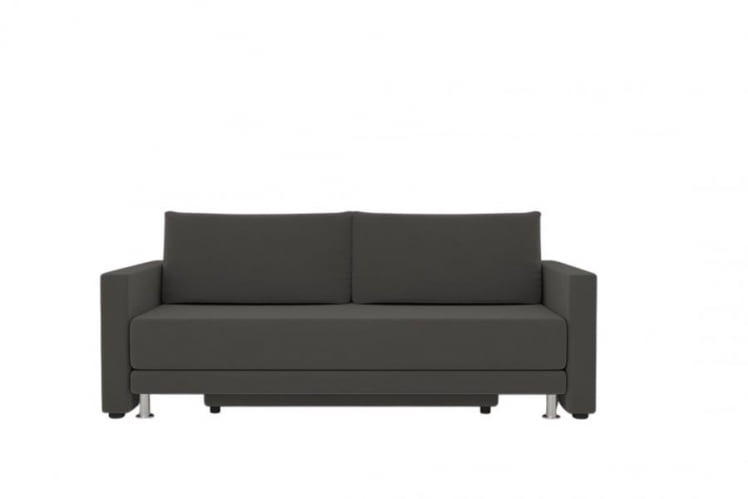 Диван прямой Сальтвик (Berhouse) Цвет фасада: Серый велюр; Тип: Прямой; Материал фасада: Металл/Велюр_0