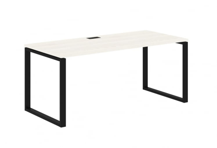 Стол письменный EDIS EQST 1780 Ясень Траун Черный_0