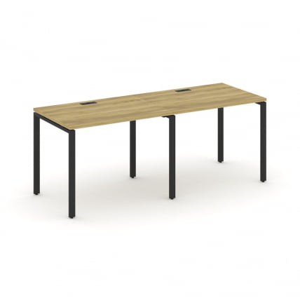 Рабочая станция на 2 места CONCEPT CN.ORS-001 Дуб Винченцо Антрацит_0