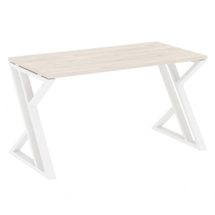 Стол рабочий LOFT VR.L-SRZ-3.7 Металл белый Денвер светлый_0