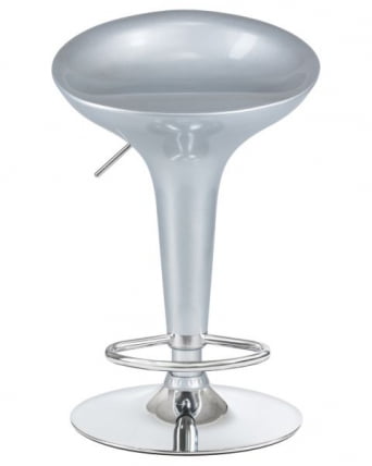 Стул барный ДОБРИН БОМБА (серебряный металлик) 2 шт / DOBRIN BOMBA_7