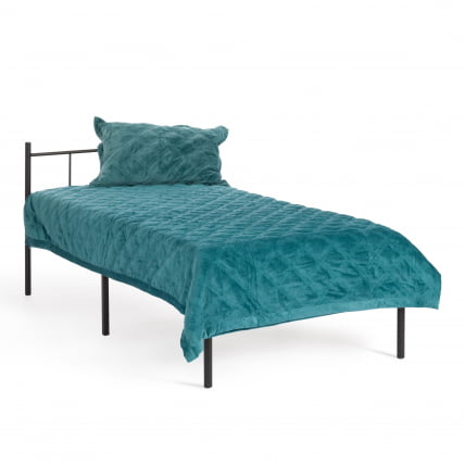 Кровать ROWENTA (mod. 9177) металл, 90*200 см (Single bed), Black (черный)_0