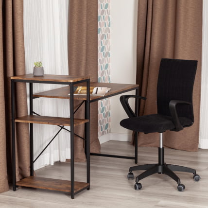 Кресло SPARK флок , черный, 35_10