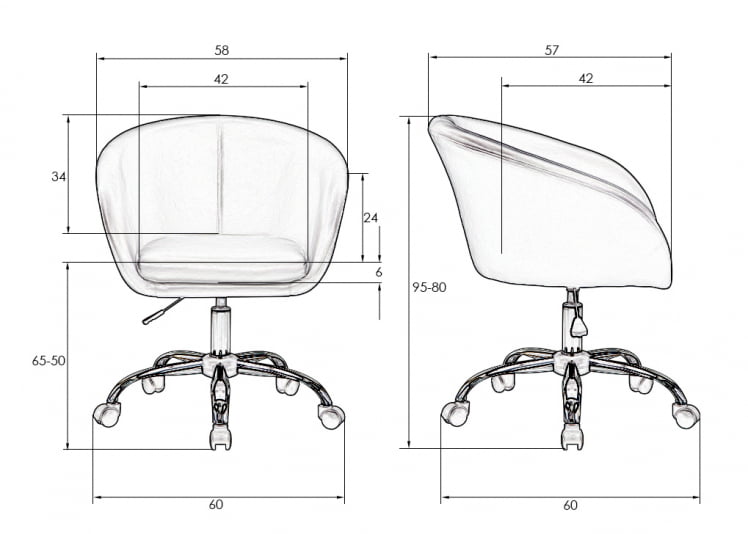 Офисное кресло для персонала ДОБРИН БОББЙ Чёрный / DOBRIN BOBBY_7