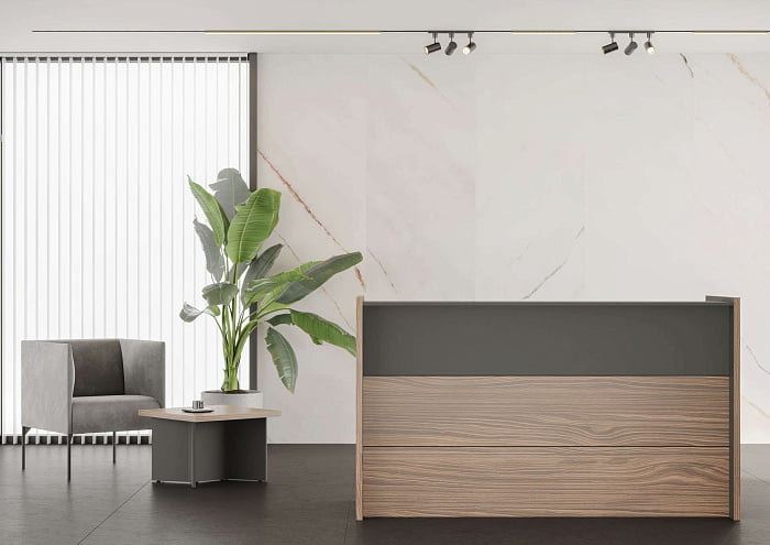 Стойка ресепшн DALI DLI37290132 Орех Антрацит_1