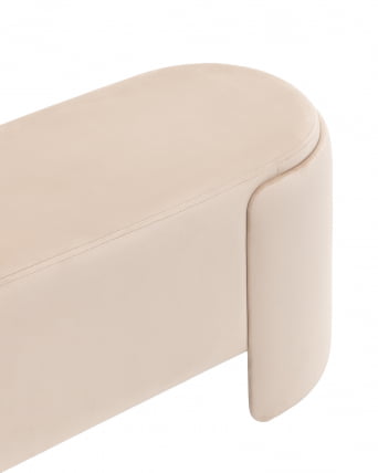 Банкетка Taks велюр Молочный_3