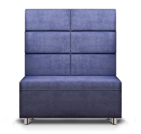 Диван на 120 без подлокотников Клаб-10 1А/120 Индиго Крайола_0